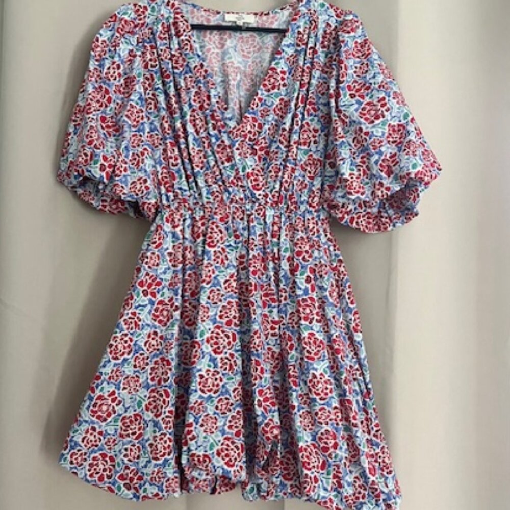 Floral Mini Bubble Dress